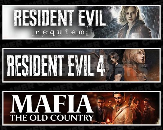 Resident Evil 4 +Requiem +Mafia