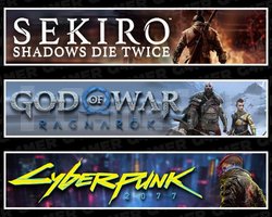 Sekiro +Ragnarök +Cyberpunk 2077
