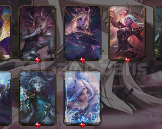 euw master 32 gain / 16k lucian ve dolu skinli
