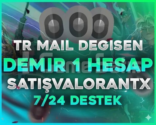 TR - DEMİR 1 - MAİL DEĞİŞEN - ULTRA DÜŞÜK MMR!