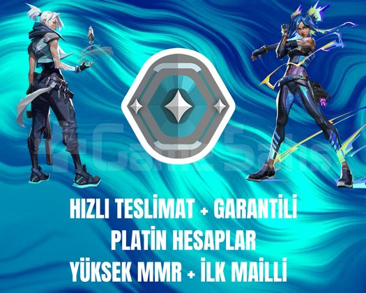 TR - PLATİN - İLK MAİLLİ - YÜKSEK MMR!