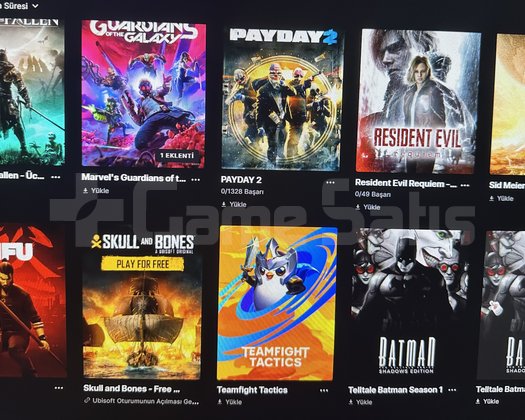 AAA OYUN DOLU EPİC GAMES HESABI
