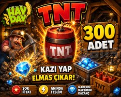 300 Adet TNT Hemen Teslim