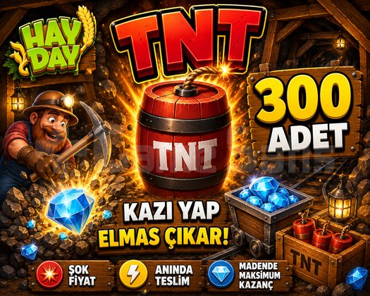 300 Adet TNT Hemen Teslim