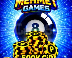 8 BALL POOL 500K ÇİP
