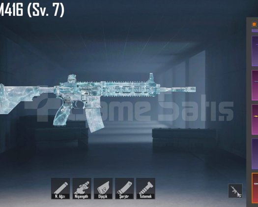 3 tane m4 vardır hesapta buz 7 kızıl m4 4 seviye