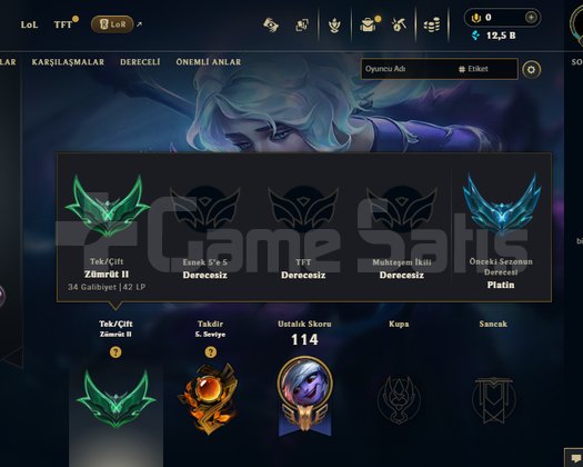 Ucuz EUW Emerald 2 Hesap