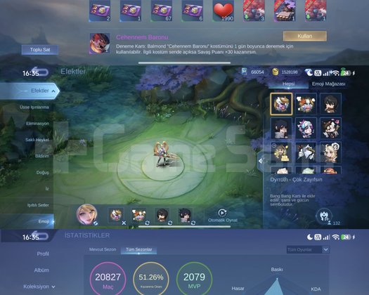 MEGA 4 TR ID 525 SKİNN DOPDOLU
