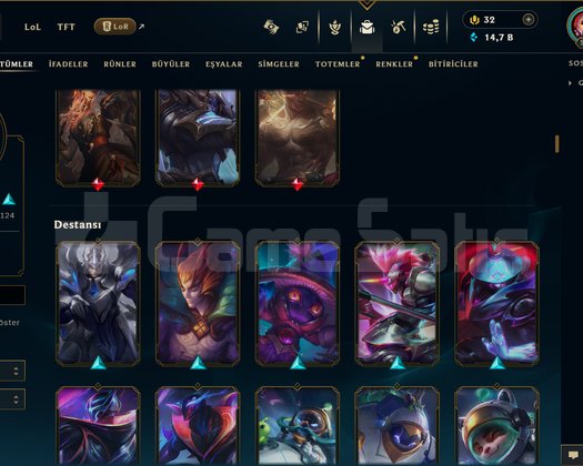 512 LEVEL / 272 SKİN / FUL HERO +MAİL +14K SATIŞ