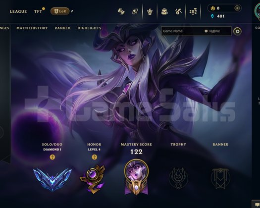 EUW DİAMOND HANDMADE ACCOUNT