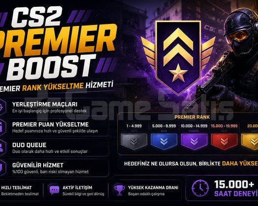 CS2 PREMIER BOOST | YERLEŞTİRME MAÇLARI | HIZLI