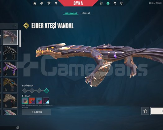 Valorant Önemli Silahlar Dolu Altın Ele