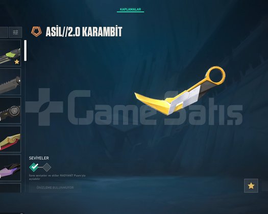 ASİL KARAMBİT//RGX KATANA//YÜCELİK 1/TAKILMALIK!