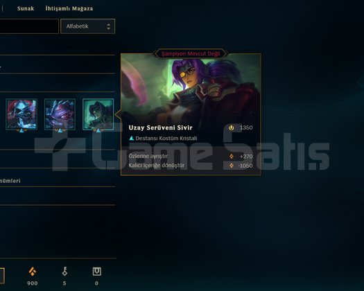 S14 EMERALD 7 WİN PLAT 4 20LP EFSANE KÖSTÜMLER +30