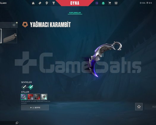 PLAT 2 - YAĞMACI KARAMBİT - TR - MAİL DEĞİŞEN
