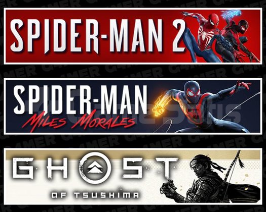 Spider-Man 2 +Miles +Ghost Of Tsushima