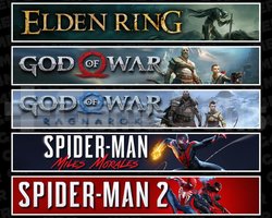 Elden +GOW +Ragnarök +Miles +Spider 2