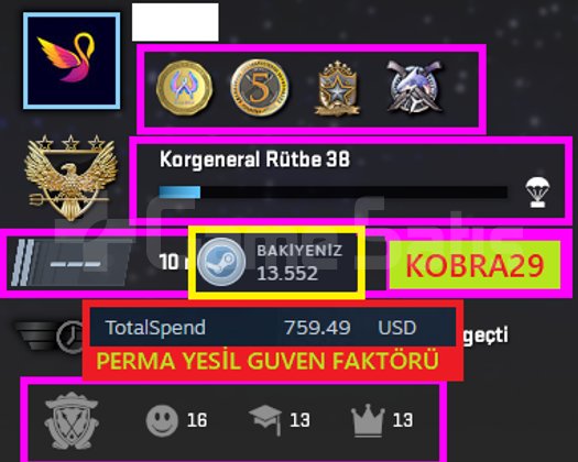 4 MADALYA 147 WİN 467 SAAT SEÇKİN HESAP