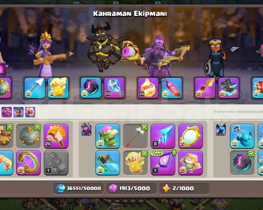 TH18 FULL MAX | SAĞLAM HERO | MAX KÖY!!