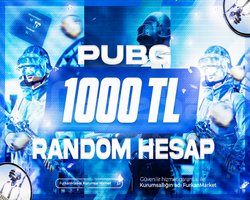 |DOPDOLU| 1000TL+ PUBG RANDOM HESAP ULTRAVİP++