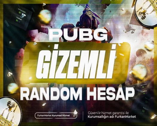|DOPDOLU| GİZEMLİ++ PUBG RANDOM HESAP ULTRAVİP+