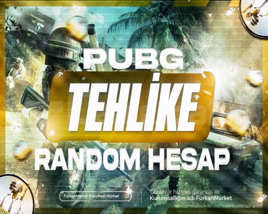|DOPDOLU| TEHLİKE++ PUBG RANDOM HESAP+ UVİP+