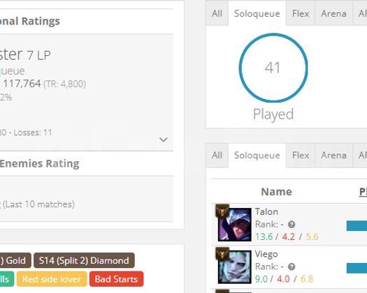 73 WR 30 WİN MASTER HİGH MMR +500 LP EŞLEŞME +32