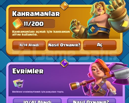 Çok ucuz clash royale hesabı