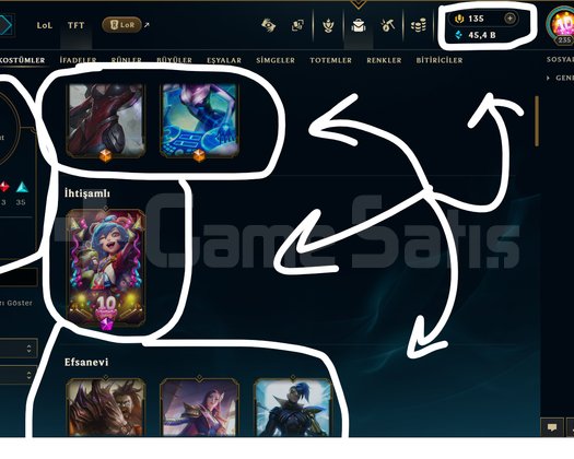 TR / 235 LEVEL / 69 SKİN / FUL HERO +MAİL