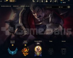 | EUW - PLATİN 4|5 SKİN & 46K MAVİ ÖZ|HANDMADE ACC