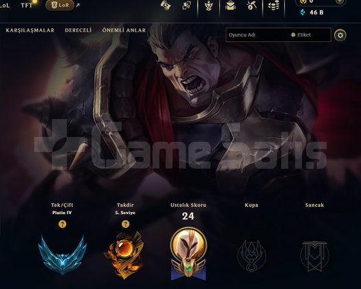 | EUW - PLATİN 4|5 SKİN & 46K MAVİ ÖZ|HANDMADE ACC