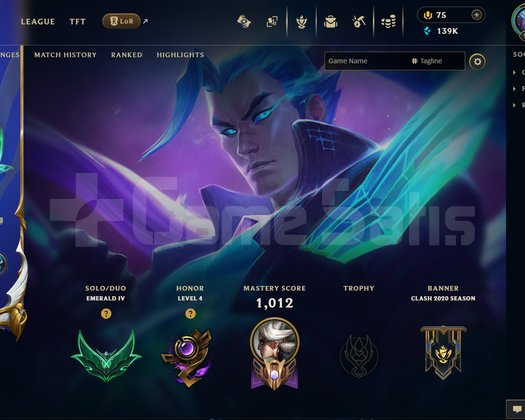 981 Level Zümrüt 4 Full Hero LoL Hesabı