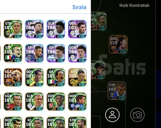 EFootball hesabımı satmak istiyorum