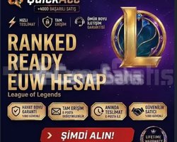 EUW + RANED READY + MAİL DEĞİŞEN + HANDMADE HESAP