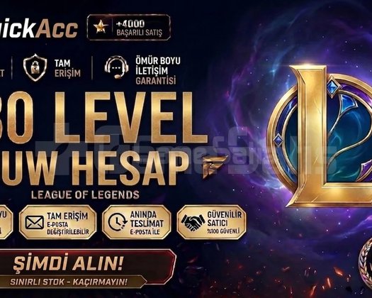 EUW + UNRANKED + MAİL DEĞİŞEN + HANDMADE HESAPLAR