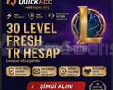 QuickAcc | TR +30 LVL I UNRANKED I HANDMADE I UCUZ