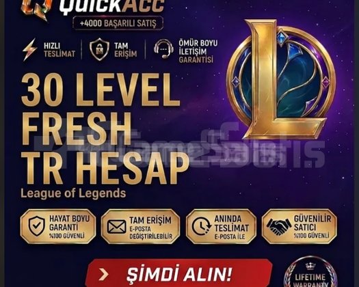 QuickAcc | TR +30 LVL I UNRANKED I HANDMADE I UCUZ