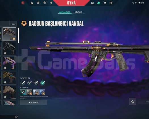 KURONOMI BICAK/KAOS VANDAL/DİA 3 HESAP