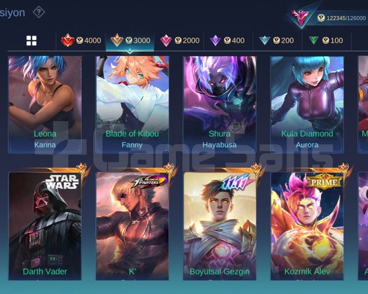 Mobile legends hesabıdır 5 ad kof ve daha vardır