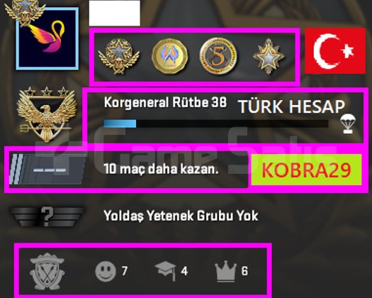 TR HESAP+FACEİT+ 4 MADALYA 250 WİN 778 SAAT SEÇKİN