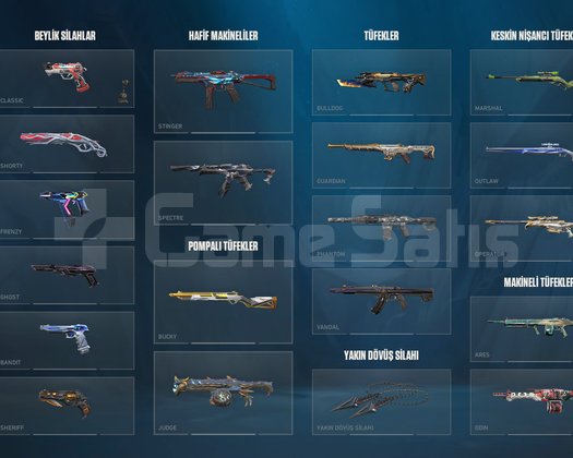 6 Vandal, 3 Phantom, 4 Bıçaklı Yücelik hesap