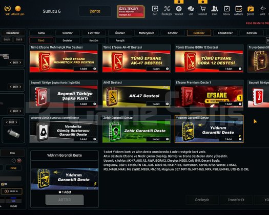 35K Materyalli 58 Seviye Zula Hesabı
