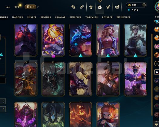 YÜCELİK 2 MAİNLEMELİK HARİKA HESAP + LOL ÇARI!