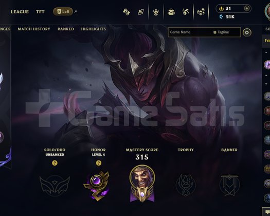 226seviye unranked zümrüt görmüş hesap 75 lvl drvn