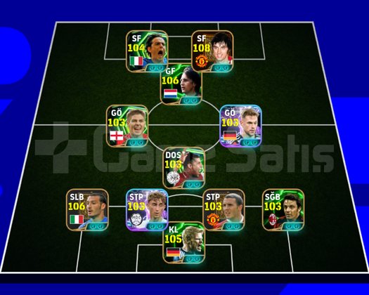 Efootball mükemmel hesap