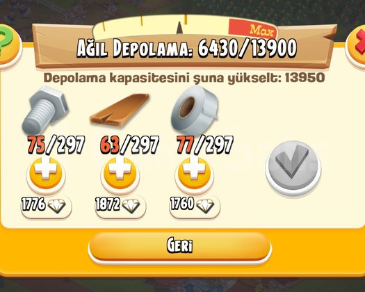 123 level ağıl ve Ambar yüksek hesap
