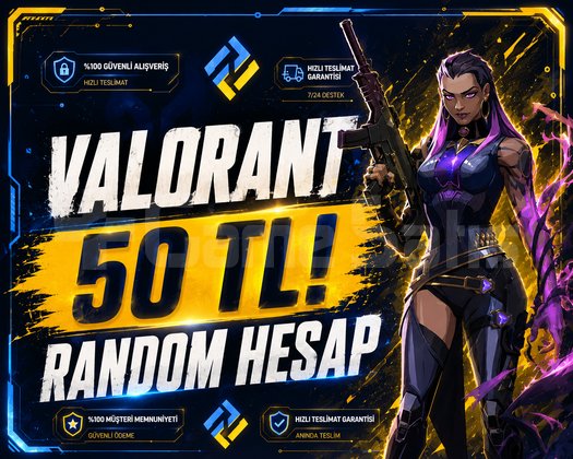 | VİP+++ | VALORANT RANDOM HESAP
