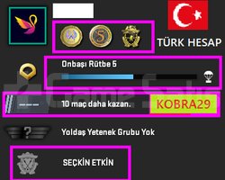 TR HESAP+FACEİT+3 MADALYA 15 WİN 34 SAAT