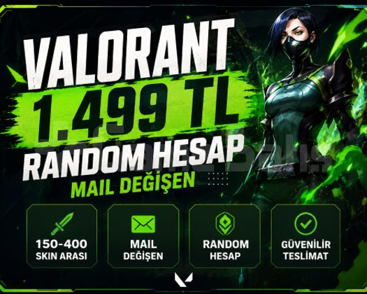 150-400 SKİN | MAİL DEĞİŞEN - Valorant