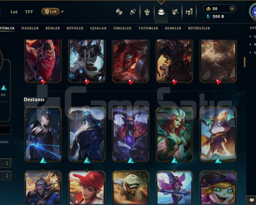 TR / 431 LEVEL / 169 SKİN / FUL HERO +MAİL +ELMAS